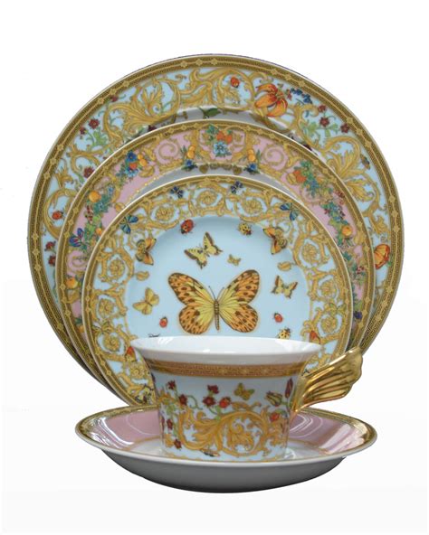 replica versace dinner plates|versace butterfly garden dinnerware.